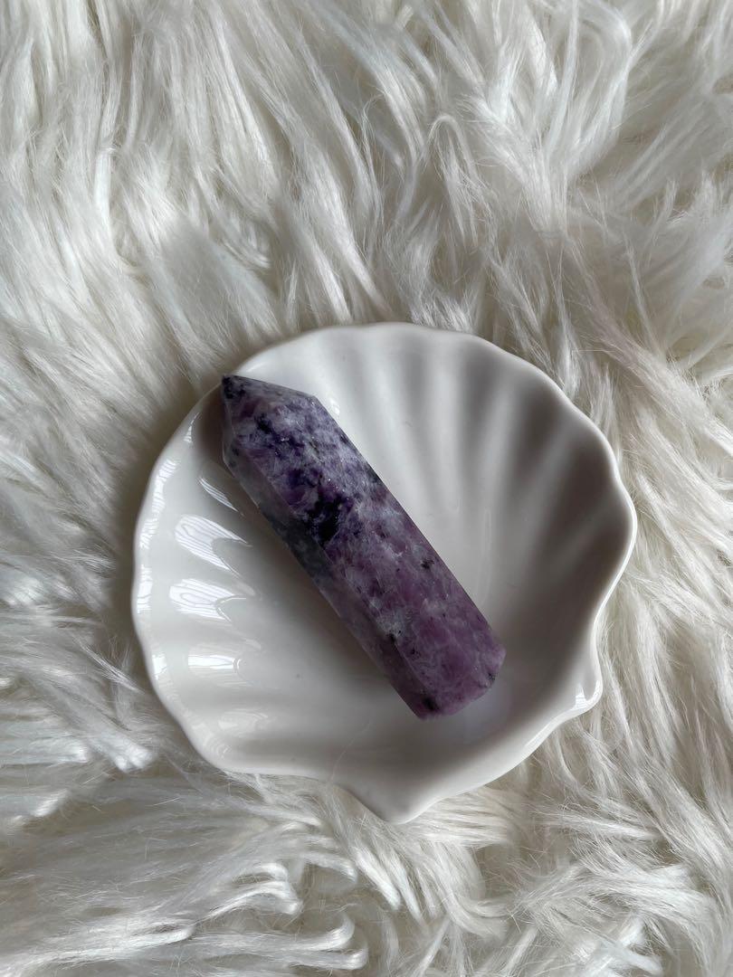 Purple mica stone sale