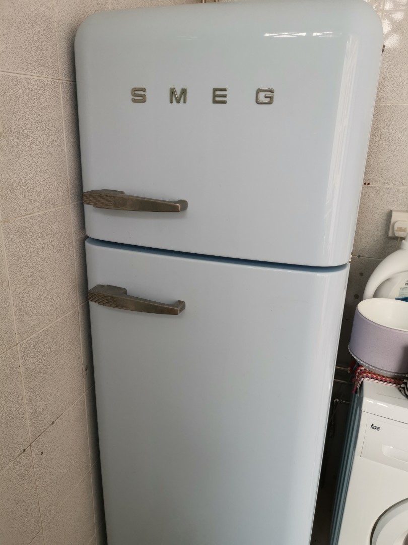 Light blue Smeg refrigerator, TV & Home Appliances, Kitchen Appliances
