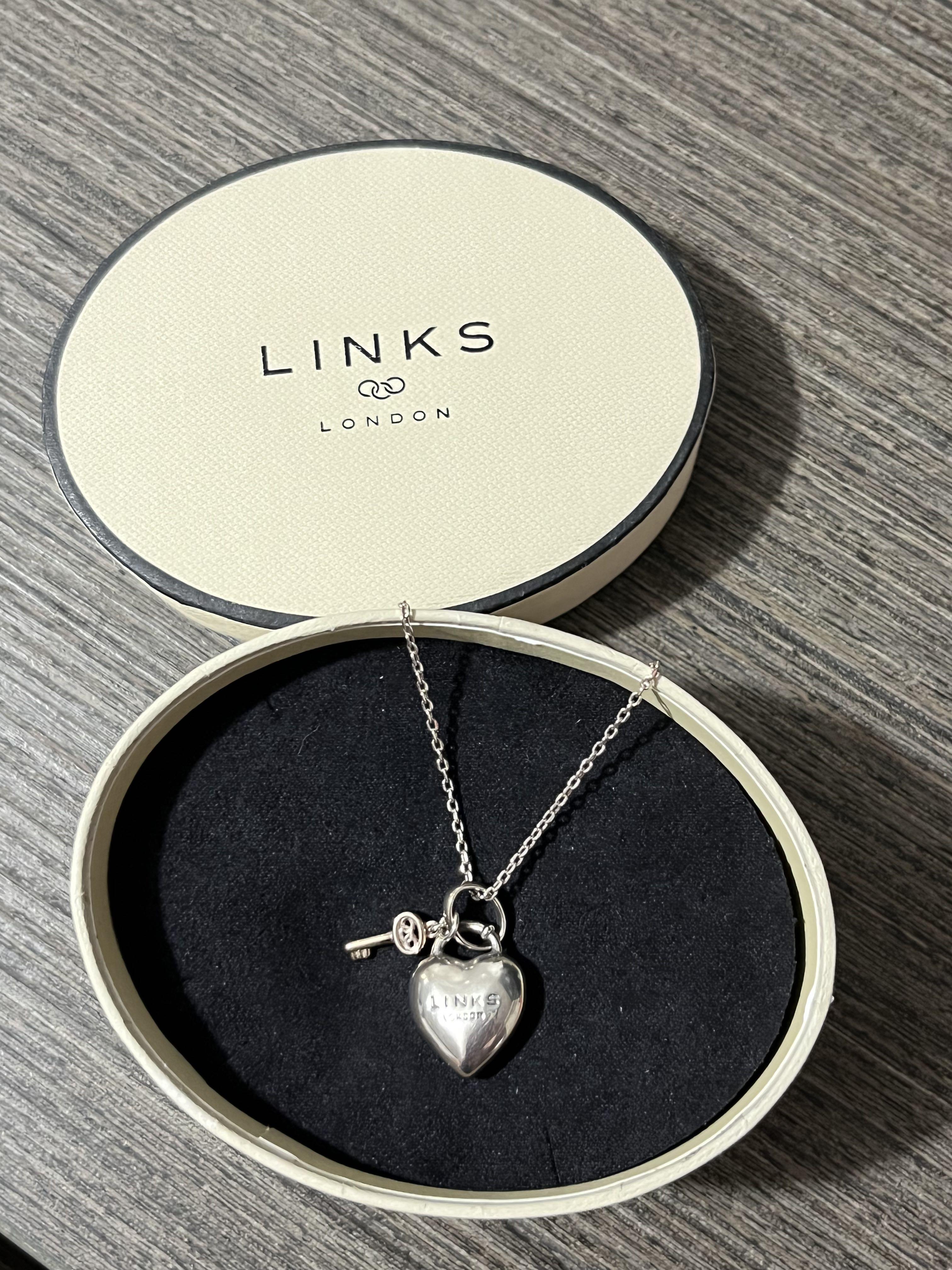 Links of london heart and key necklace store
