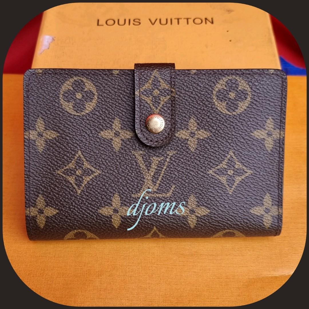 Louis Vuitton Monogram Kisslock Pouch French Twist Clutch 478lvs63