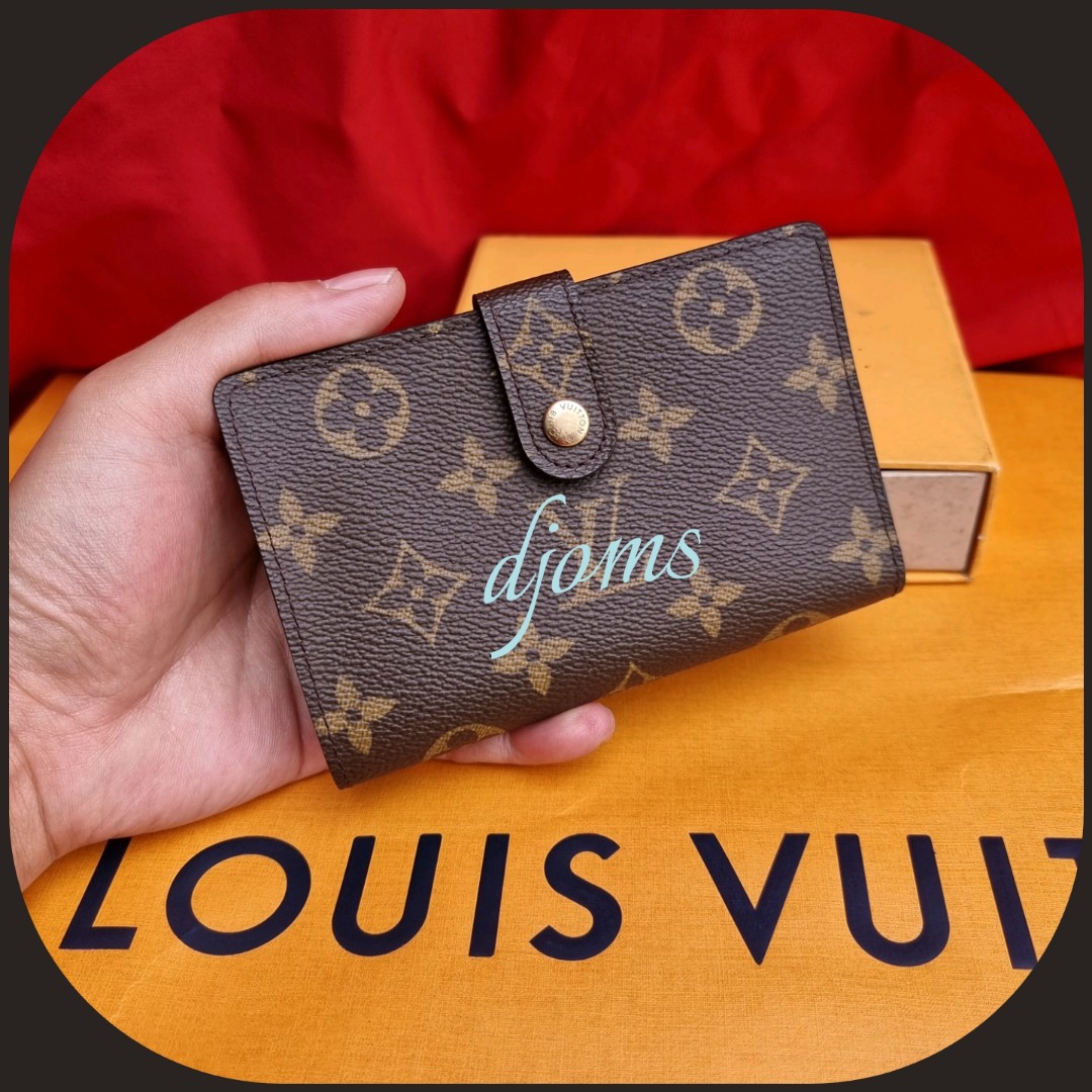Louis Vuitton French Purse Kisslock Wallet Ca1023