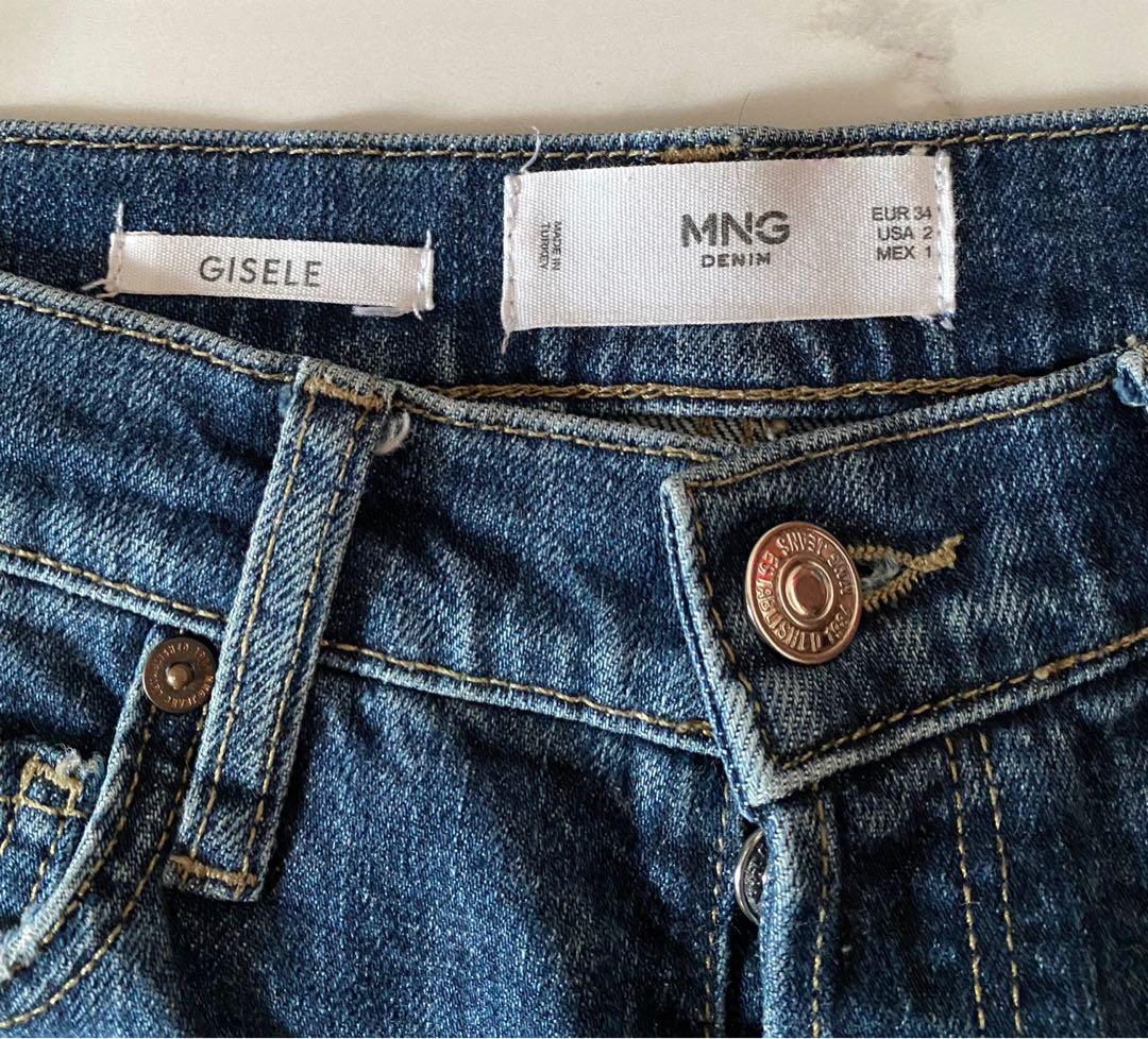 Mango Denim (Gisele), Women's Fashion, Bottoms, Jeans on Carousell