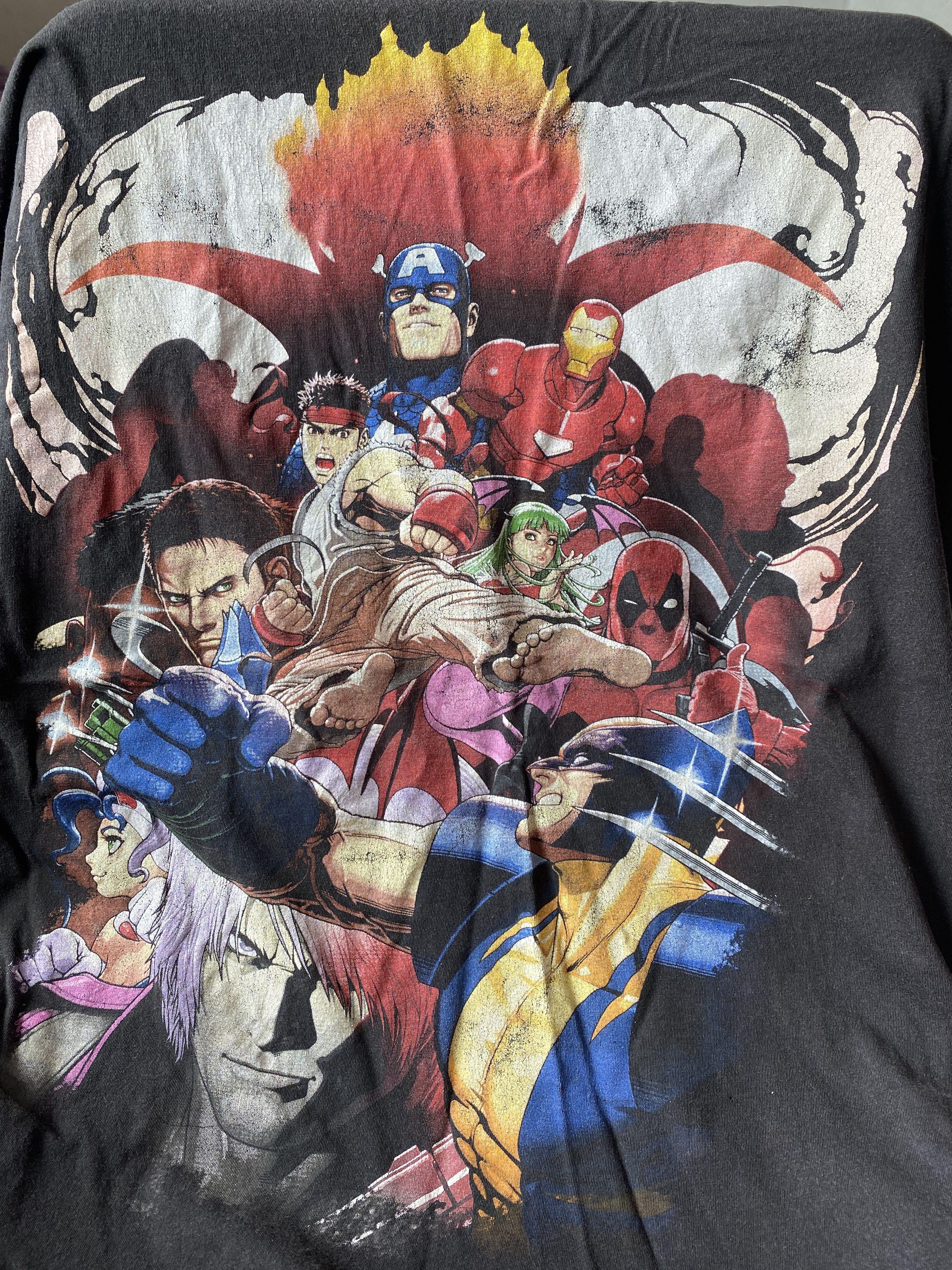 Adidas us marvel top vs capcom