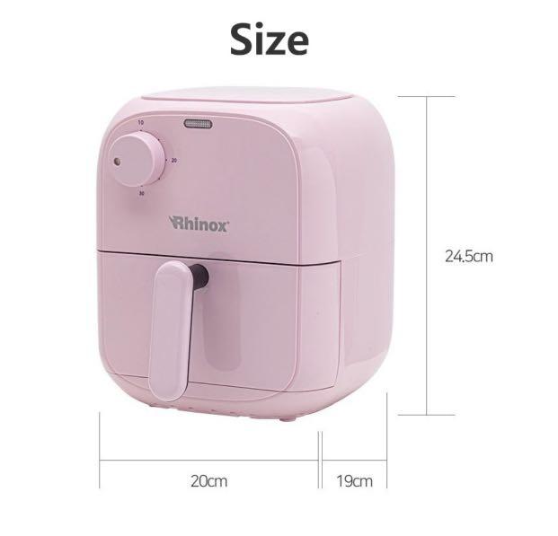 Mayer Pink Airfryer MMAF1201, TV & Home Appliances, Kitchen Appliances