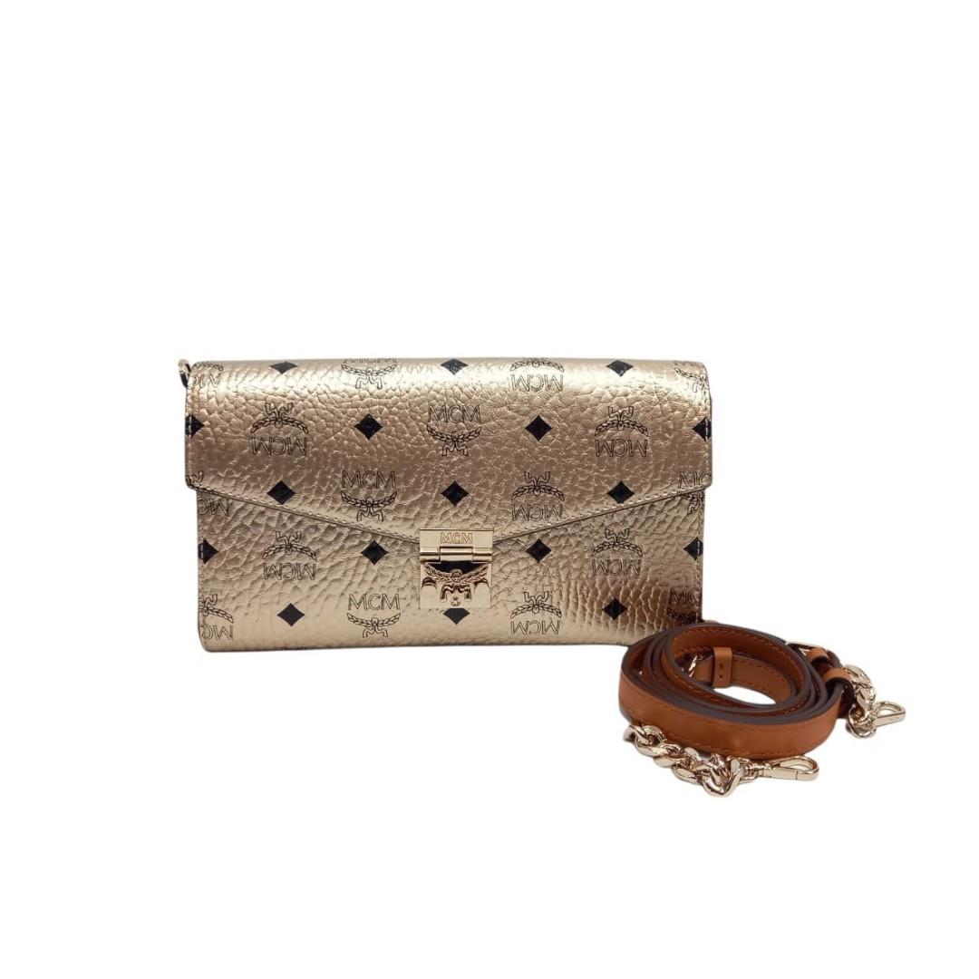 Mcm champagne gold hotsell crossbody