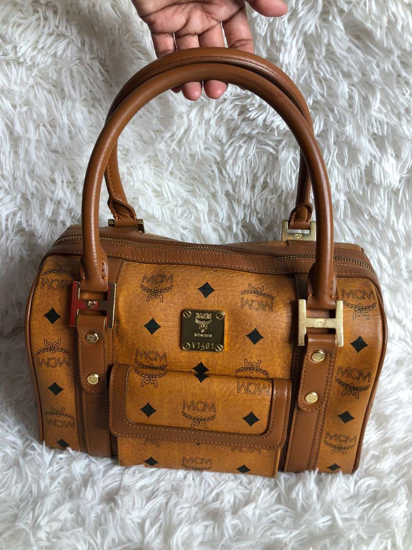 MCM vintage doctor's bag, Luxury, Bags & Wallets on Carousell