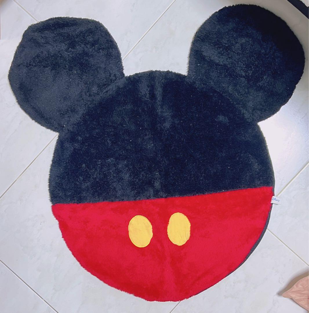 Mickey Mouse floor mat, Furniture & Home Living, Home Decor, Carpets, Mats & Flooring on Carousell