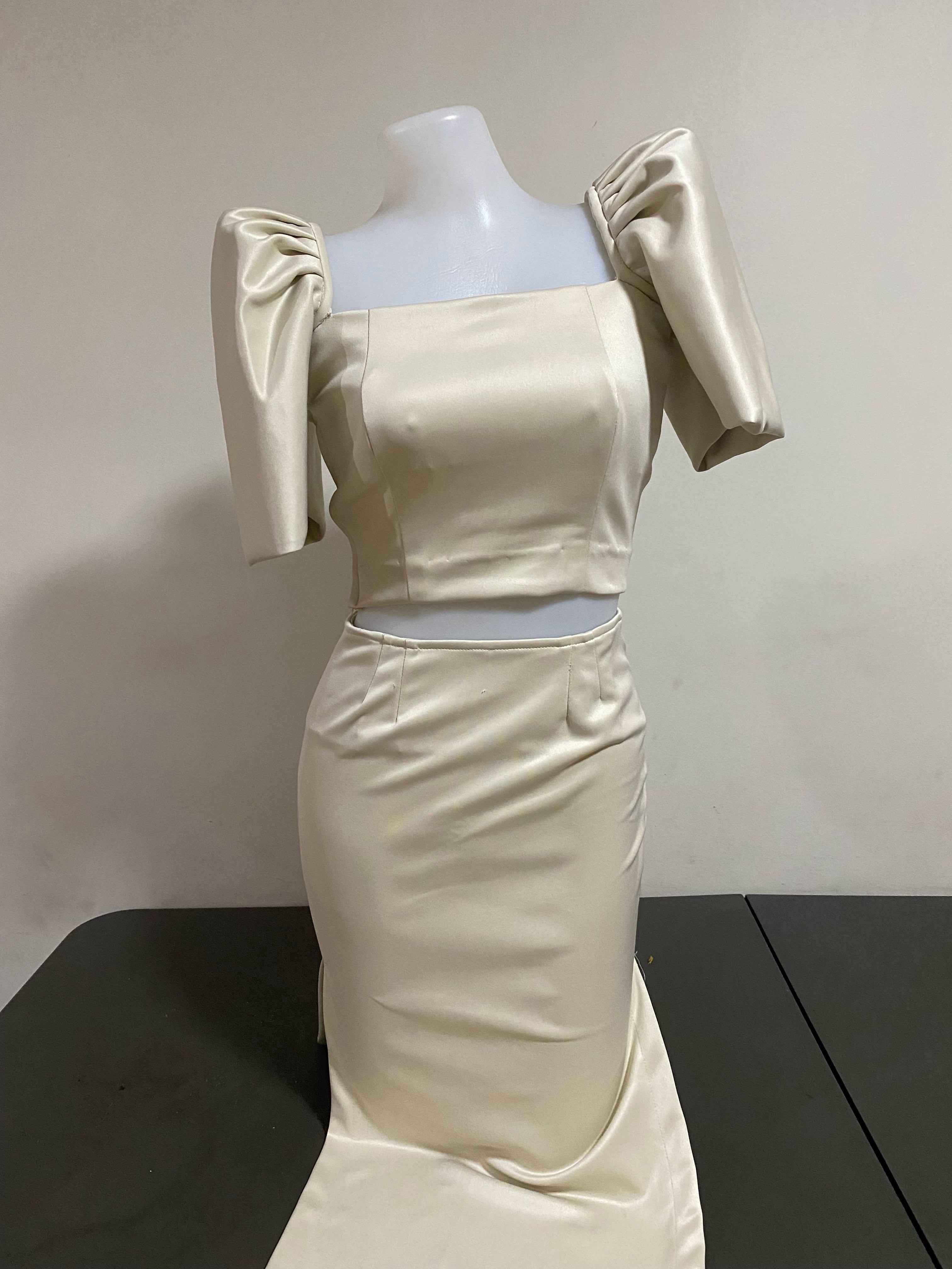 Modern filipiniana clearance dress cream