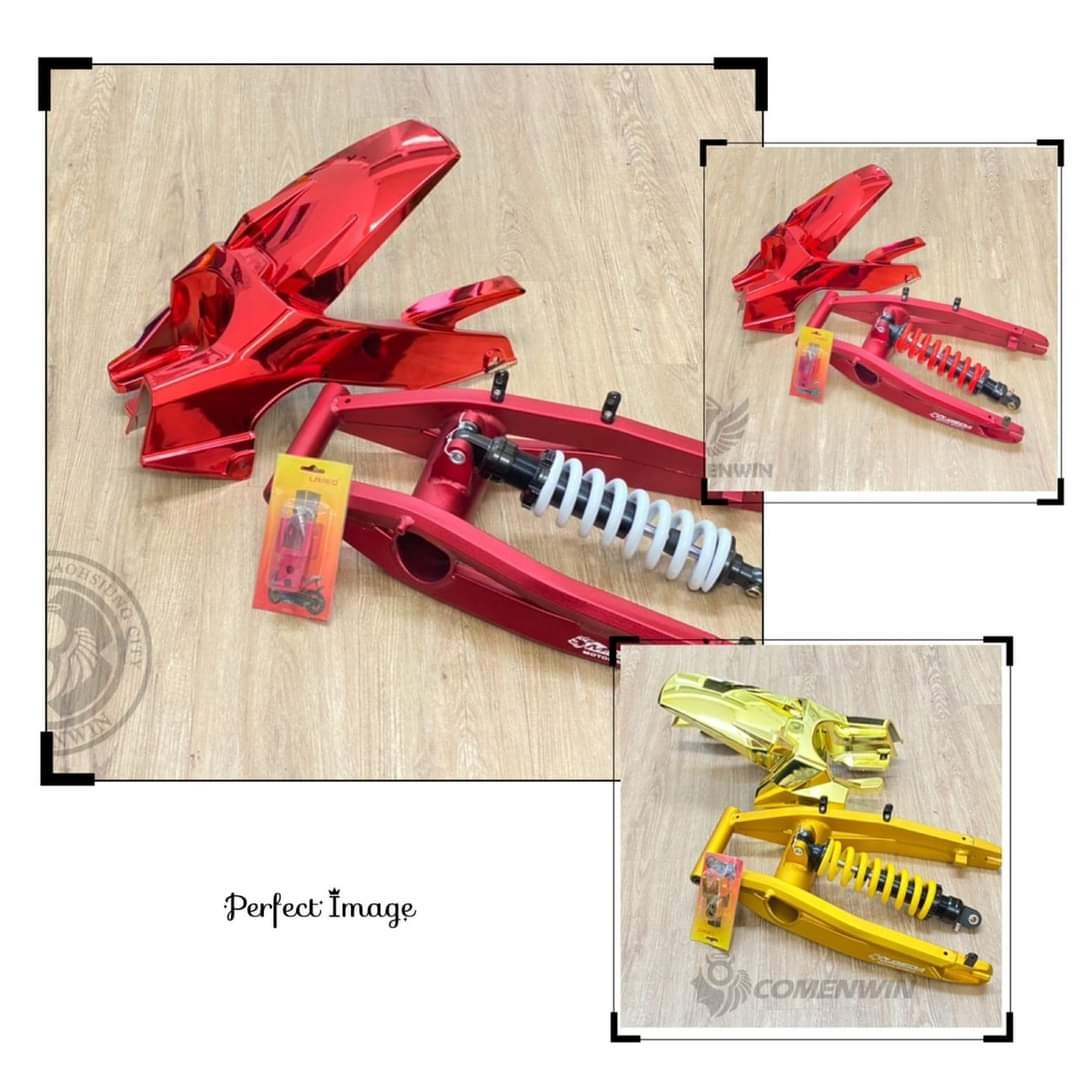 Mono Swing arm + m3 mono mud guard + Mono Shock(12mm thickness spring