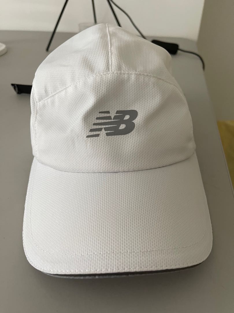 New Balance White Cap, Women's Fashion 
