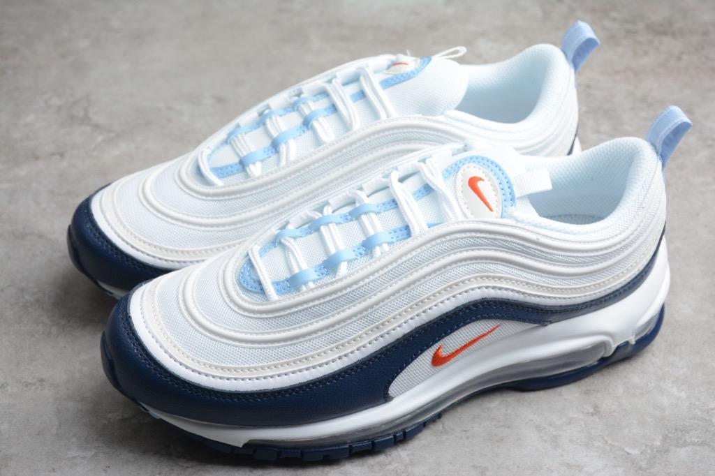 conversacion dilema caballo de fuerza Nike Air Max 97 White Navy USA DM2824-100 men women shoes Euro 36-45, Men's  Fashion, Footwear, Sneakers on Carousell