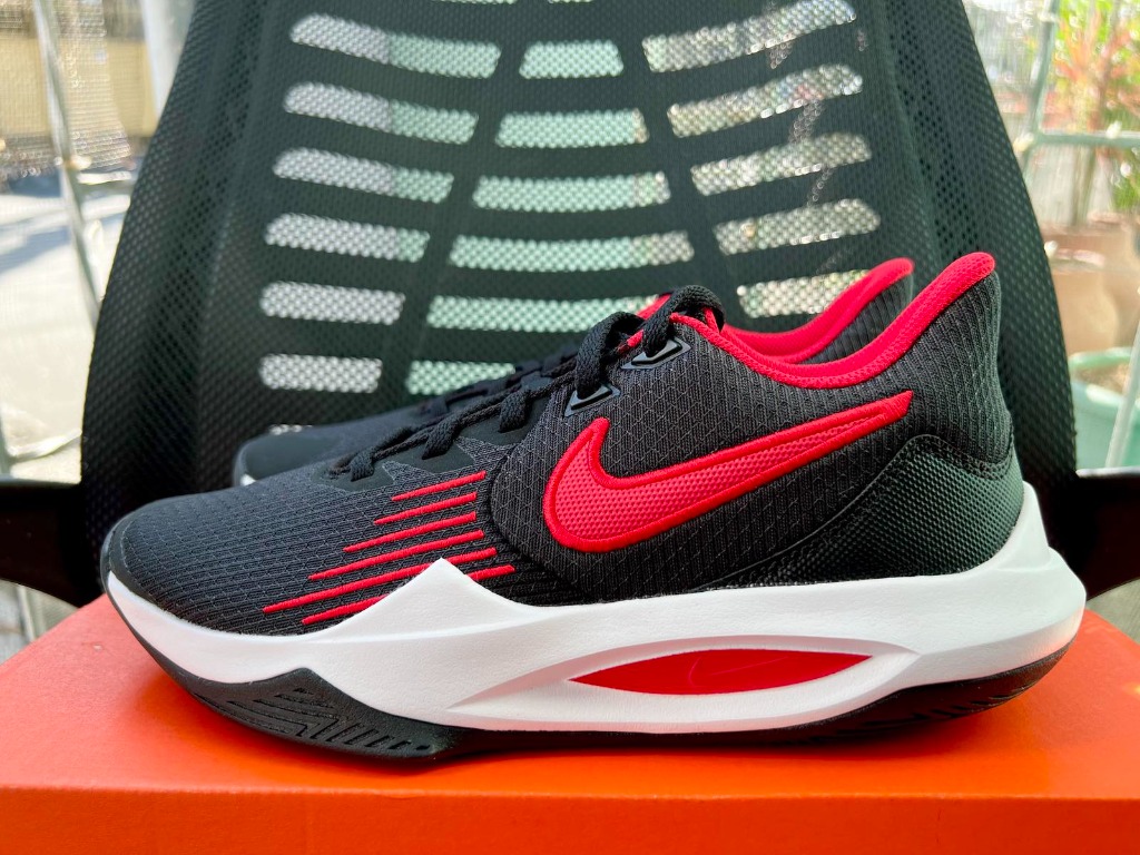 nike precision 5 black red