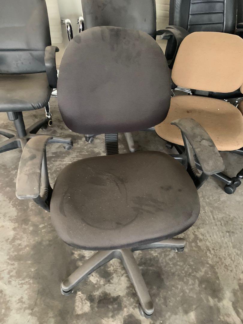 Old Office Chairs, Furniture & Home Living, Furniture, Chairs on Carousell
