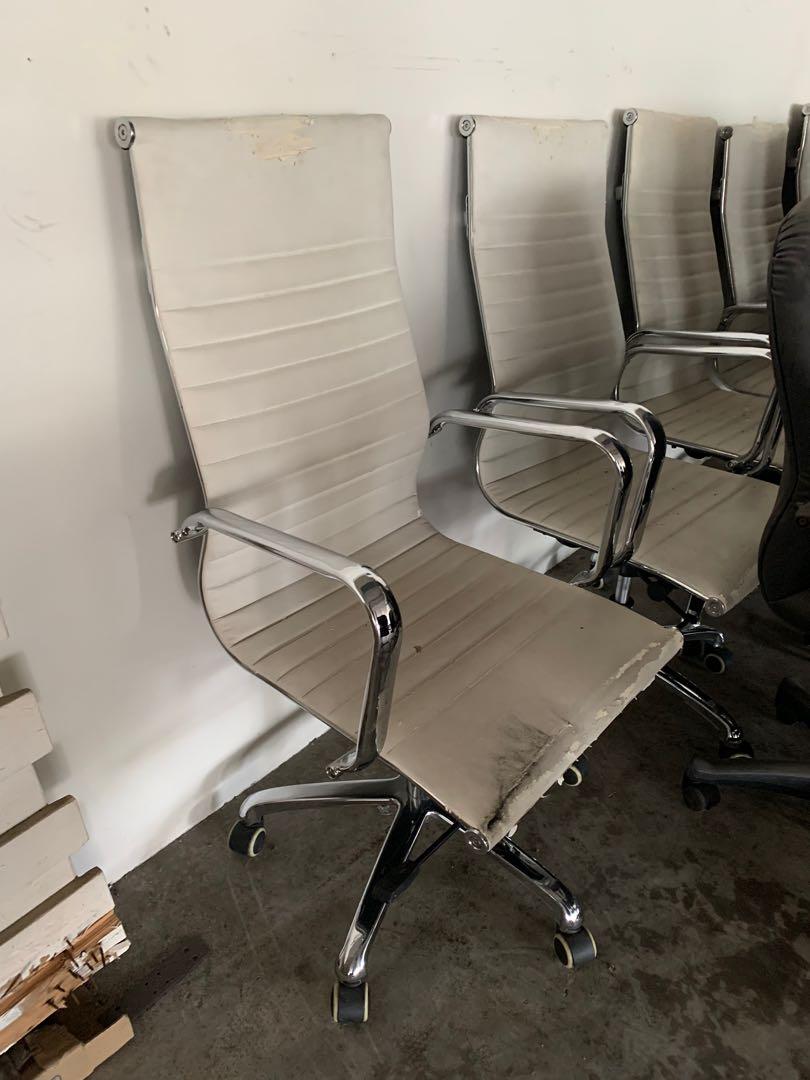 Old Office Chairs, Furniture & Home Living, Furniture, Chairs on Carousell