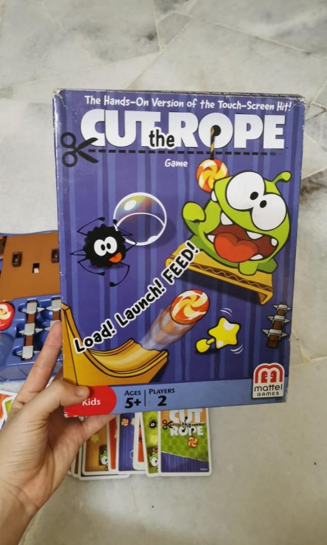 CUT THE ROPE Board Game by Mattel Complete / Rare