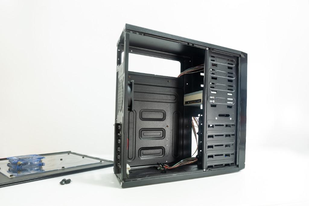 PC Case + Optical Drive + PSU, Computers & Tech, Parts & Accessories