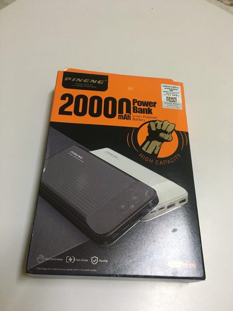 Pineng 200000 mAh Power Bank, Mobile Phones & Gadgets, Mobile & Gadget  Accessories, Batteries & Power Banks on Carousell