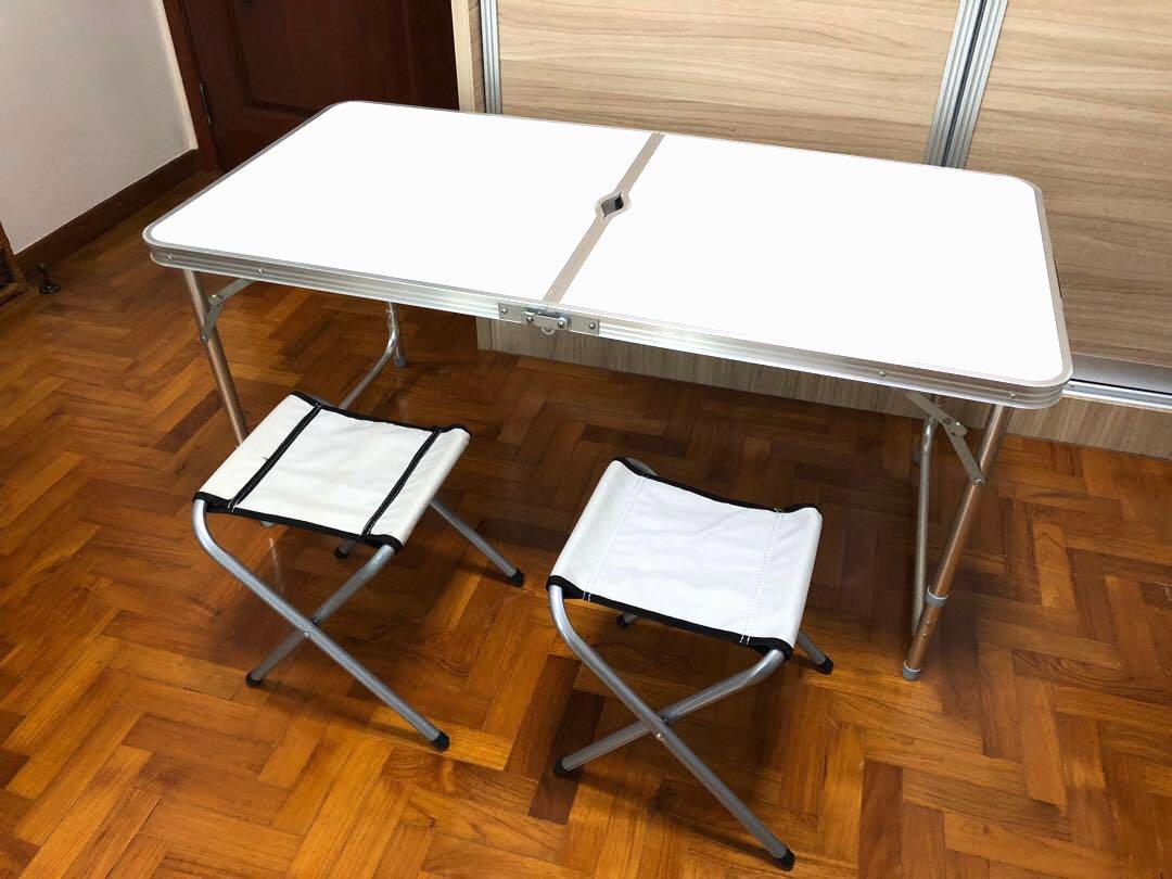 Portable Table & Chair Set, Furniture & Home Living, Furniture, Tables