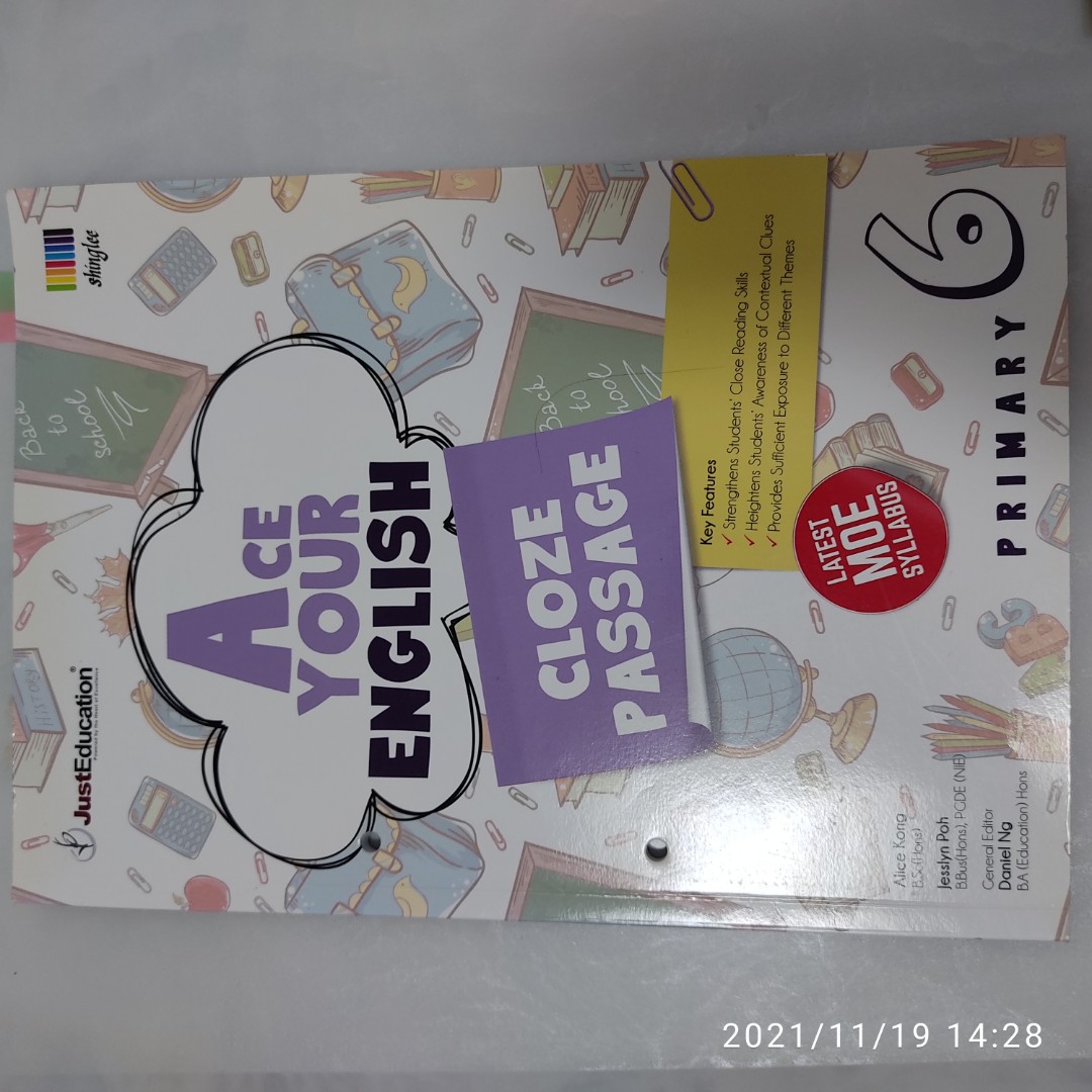 Psle Editing PSLE English Cloze Editing Writing, Hobbies & Toys, Books & Magazines ...