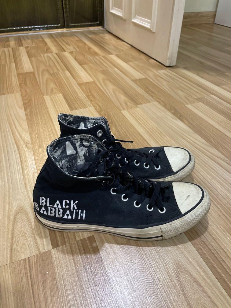 RARE) Black Sabbath Converse Chuck Taylor, Men's Fashion, Footwear, Sneakers  on Carousell
