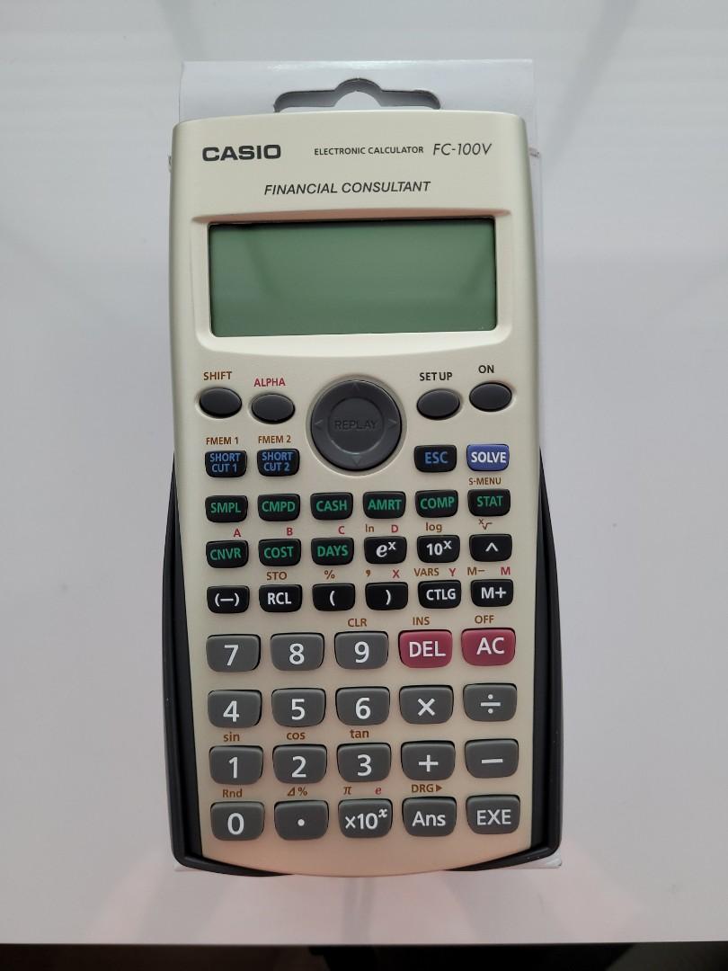 RES Casio FC 100V Financial Calculator Mobile Phones Gadgets Other Gadgets on Carousell