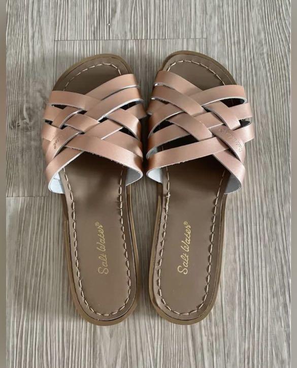 Salt water hotsell slide rose gold
