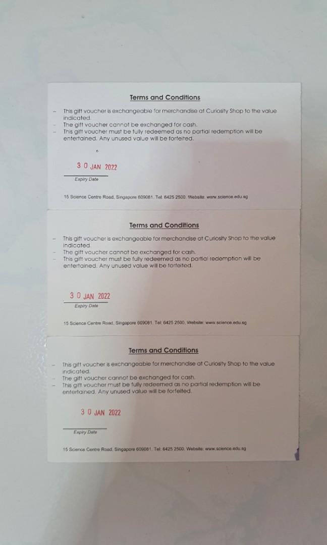 science centre voucher, Video Gaming, Gaming Accessories, Game Gift