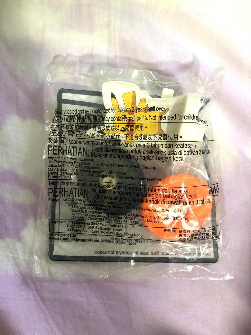 Sealed McDonald's Happy Meal Toy Pokémon Asia Pikachu Double