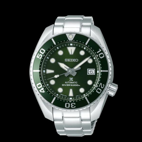 Seiko Prospex Green Sumo Hulk Automatic Watch SPB103 SPB103J1 (Category: Luxury Watches) located in San Juan City. Submitted by wilderness.voice (Listing ID 1133181582, Image 2). Description: Caliber Number: 6R35 Movement Type: Automatic with manual winding capacity Accuracy: +25 to -15 seconds per day Case Material: Stainless steel Crystal: Sapphire LumiBrite: Lumibrite on hands, indexs and bezel Clasp: Three-fold clasp with secure lock , push b