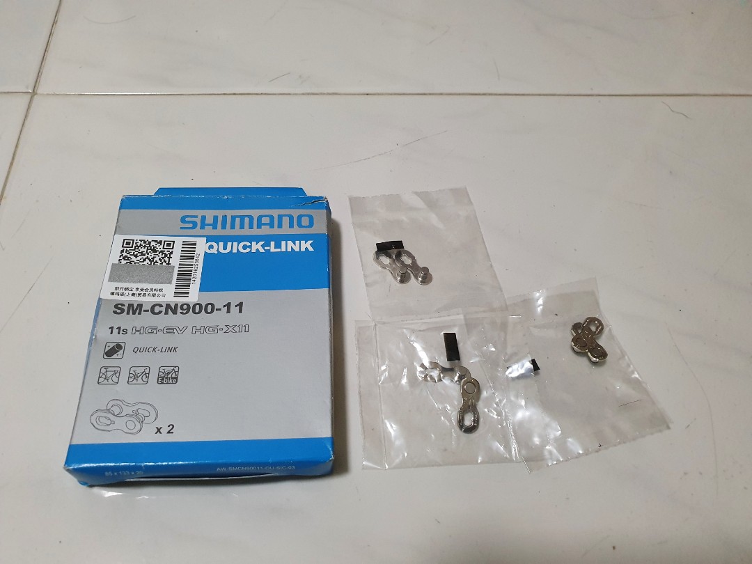 Shimano quick link 3 pcs, Sports Equipment, Bicycles & Parts, Parts