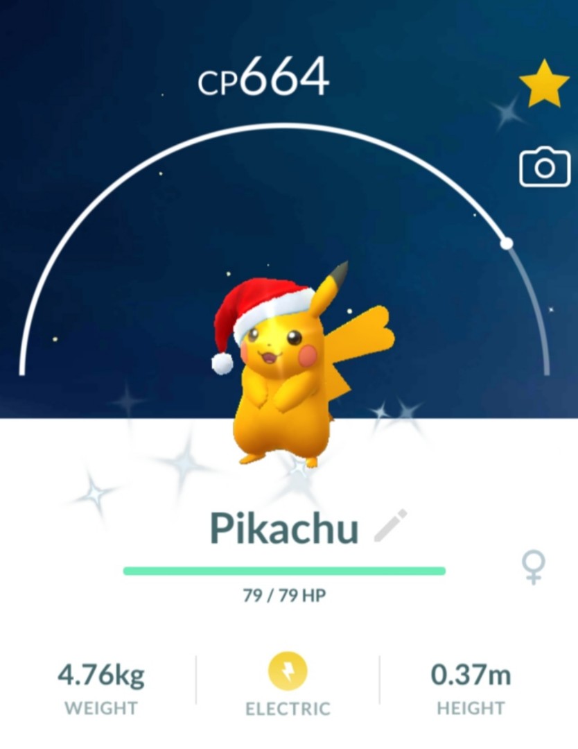 UNBELIEVABLE 3RD SHINY OF THE DAY! Shiny Santa Hat Pikachu In Pokemon Go!