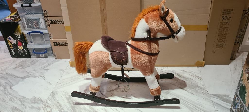 Singing rocking horse Hobbies Toys Toys Games on Carousell