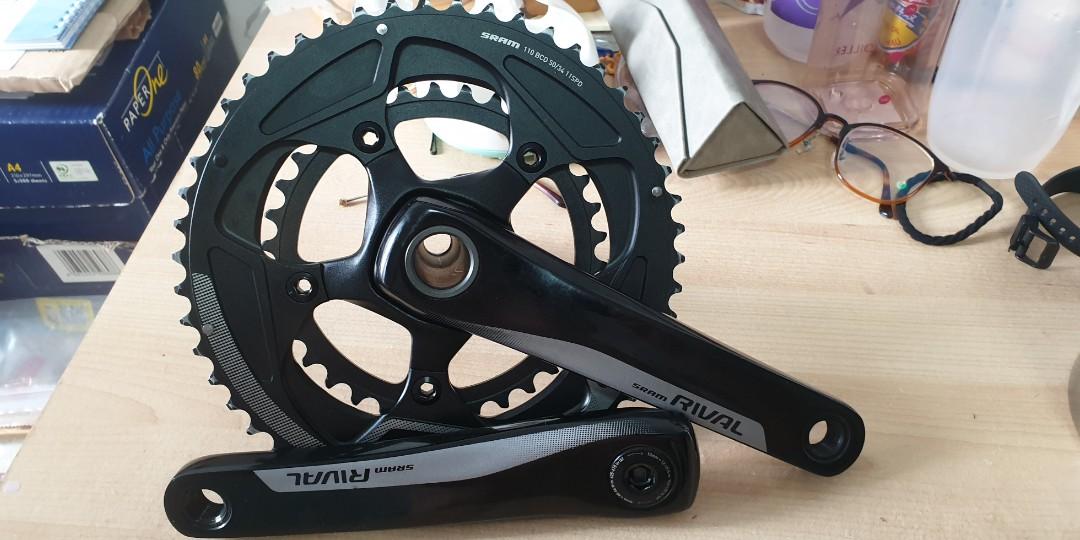 SRAM Rival 22 Crankset 50 34T Sports Equipment Bicycles Parts
