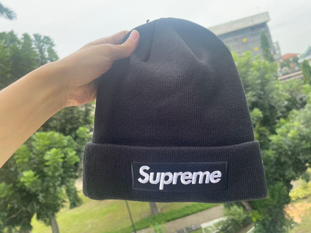 malicious Executable tile Supreme black bogo beanie, Men's Fashion, Watches & Accessories, Caps &  Hats on Carousell