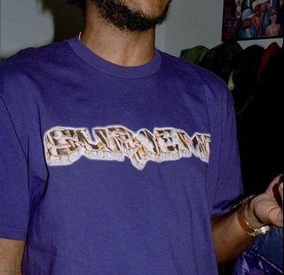 supreme diamond tee grey