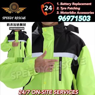 H\u0026H Motorcycle Motorbike Raincoat 
