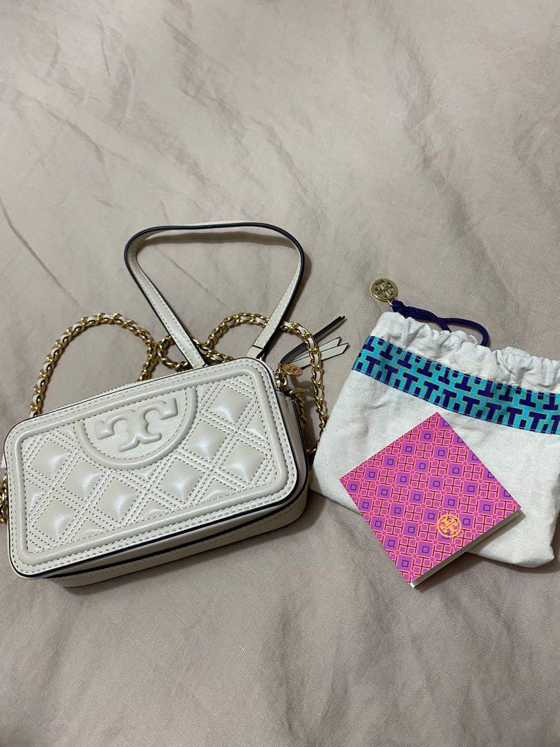 Tory Burch Fleming Double Zip Mini Bag, Women's Fashion, Bags & Wallets