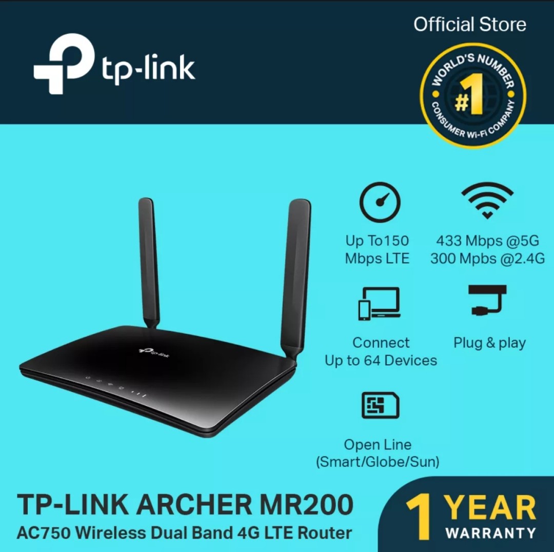 TP-Link Archer MR200, Computers & Tech, Parts & Accessories, Networking ...