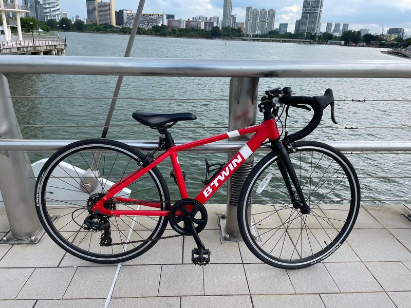 Triban 100 junior road bike, Sports 