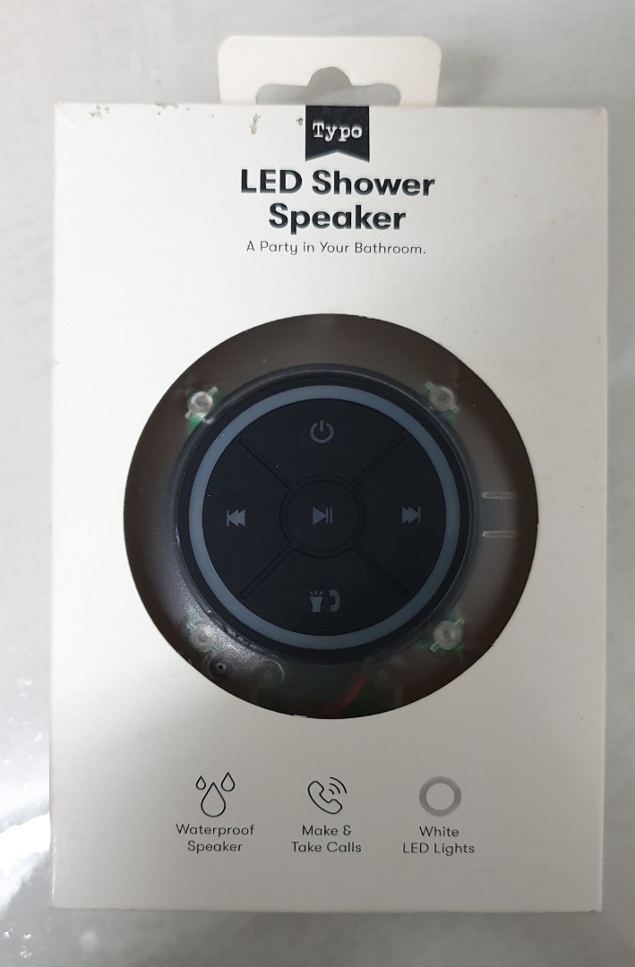 Typo LED shower speaker Audio Soundbars Speakers Amplifiers