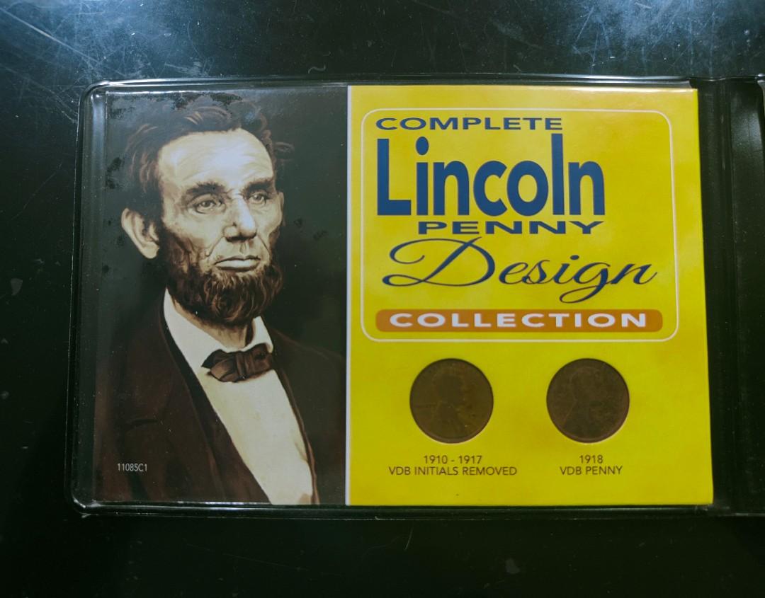 US Complete Lincoln Penny Design Collection Coin Set(3), Hobbies & Toys