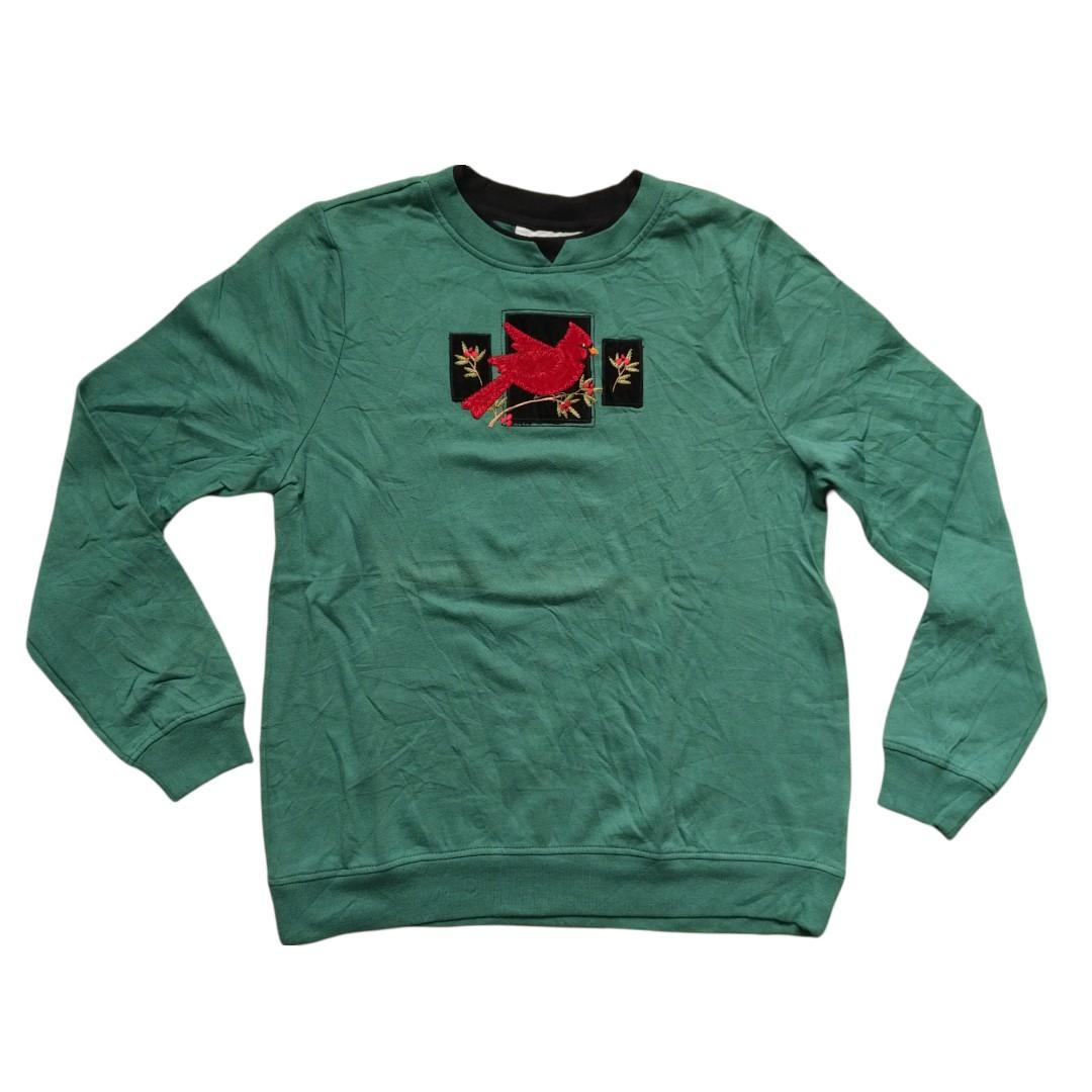 double collar sweatshirt