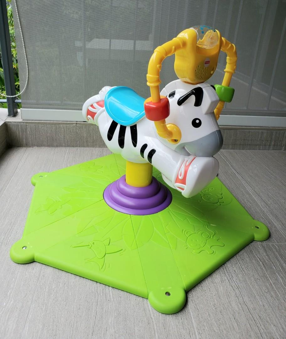 Vtech riding zebra toy bounce and discover