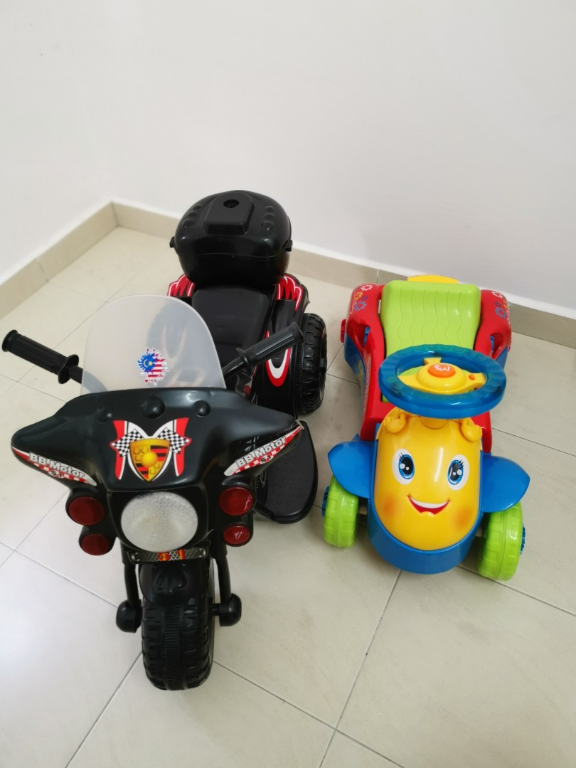 Walker 2in1 & Motorcycle, Babies & Kids, Infant Playtime on Carousell
