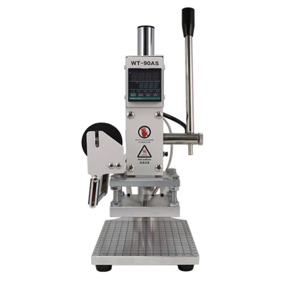 WT90AS Embossing Machine Hot Foil Embosser Pressure Mark Heat