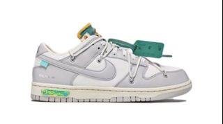 WTS Nike Off White Dunk Lot 42 US9