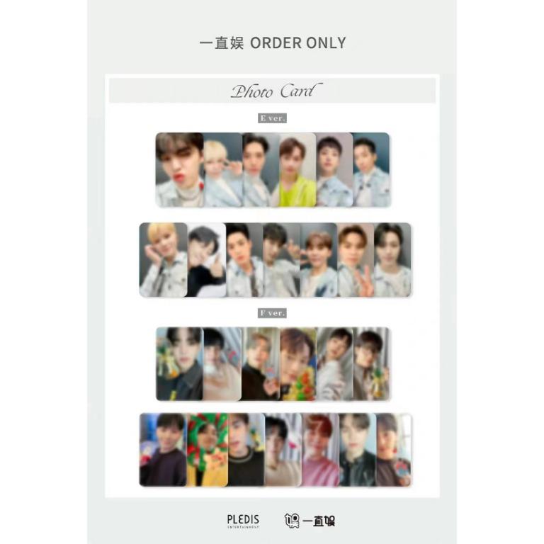 WTS Seventeen YZY Attacca Fansign The8 / Myungho photocard (Ver. E