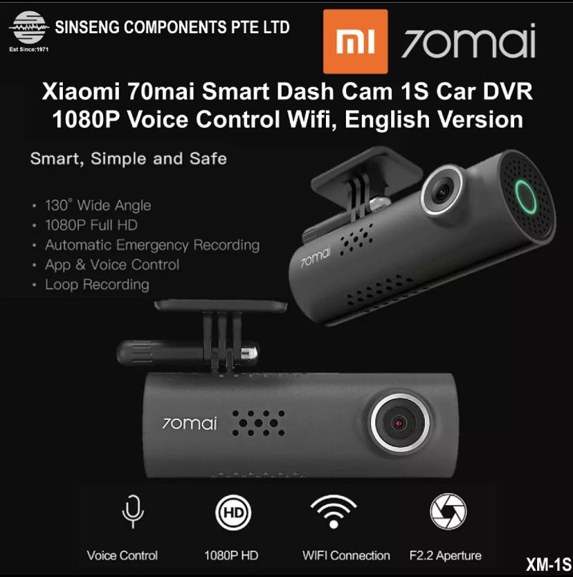 Xiaomi 90mai Dashcam, Car Accessories, Accessories on Carousell
