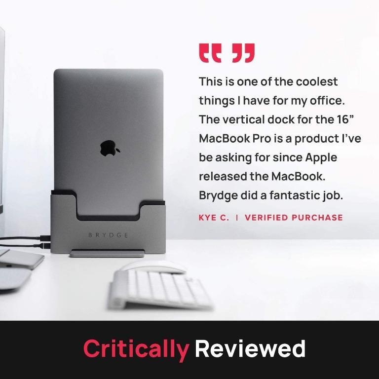 ✌XMAS SALE✌ Brydge Vertical Dock Compatible with 15-inch MacBook 