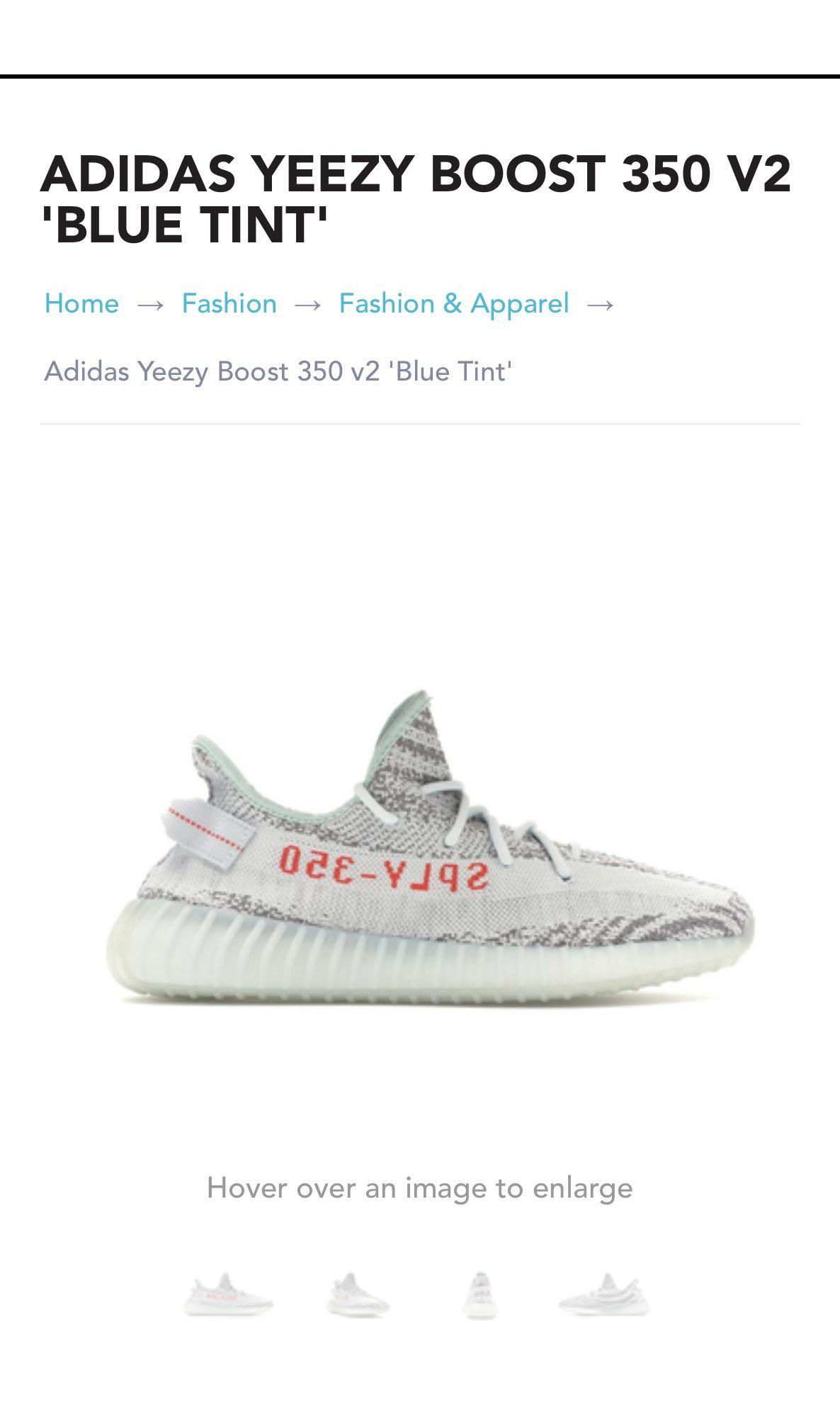 Stockx yeezy outlet blue tint